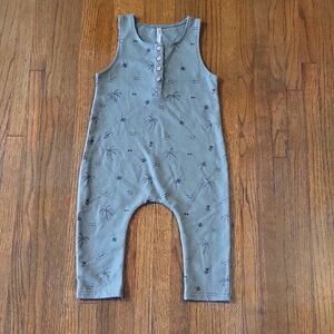 Rylee + Cru Green Baby Romper